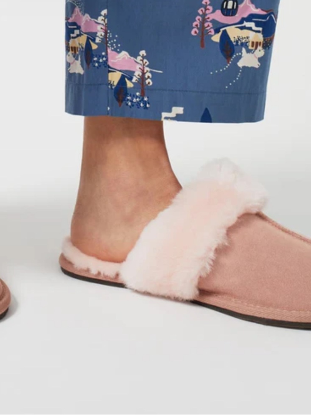 Radley London Chelsea Creek 2.0 Shearling Mule Women’s Slipper Size 6 in Pink - Picture 4 of 11
